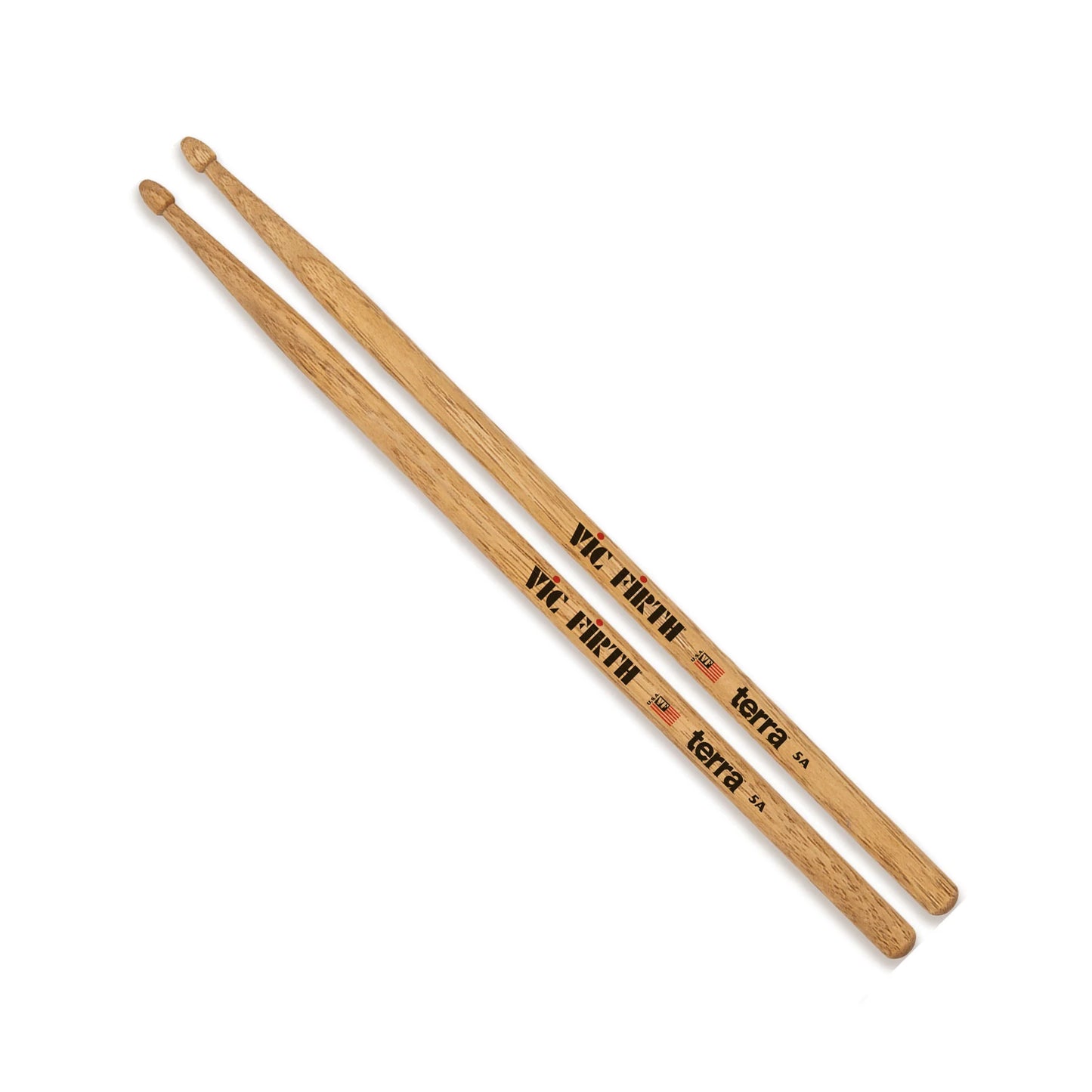 VIC FIRTH, 5ABRL WOOD American Classic Drumsticks Barrel Tip – 5A – Barrel Tip